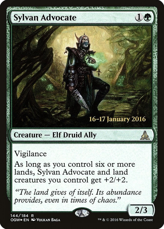 Sylvan Advocate (144) [PRE] - MTG Single
