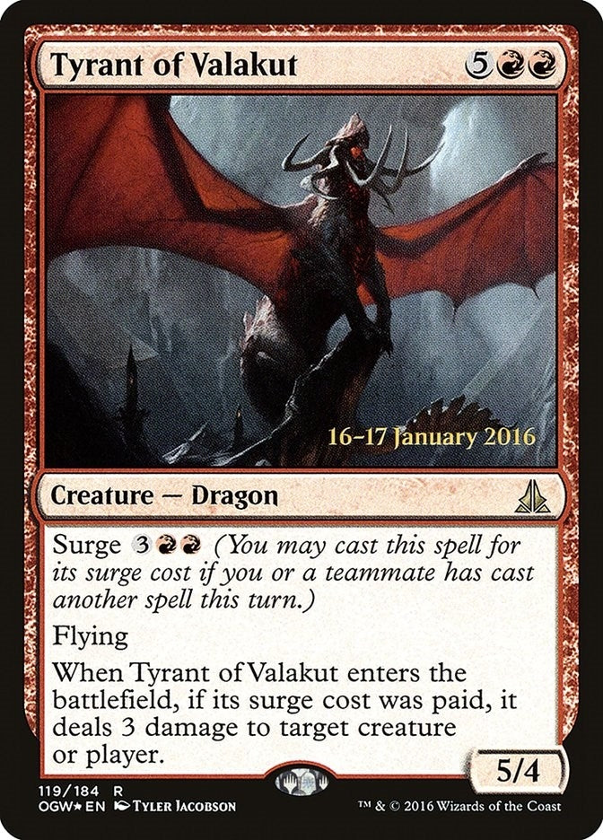 Tyrant of Valakut (119) [PRE] - MTG Single