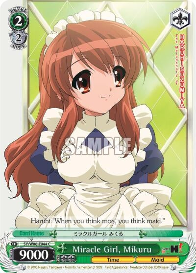 Miracle Girl Mikuru (8044) [SY/W08] - Weiss Schwarz Single