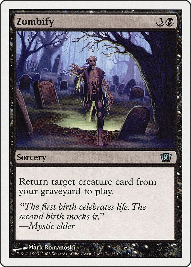 Zombify (174) [8ED] - MTG Single