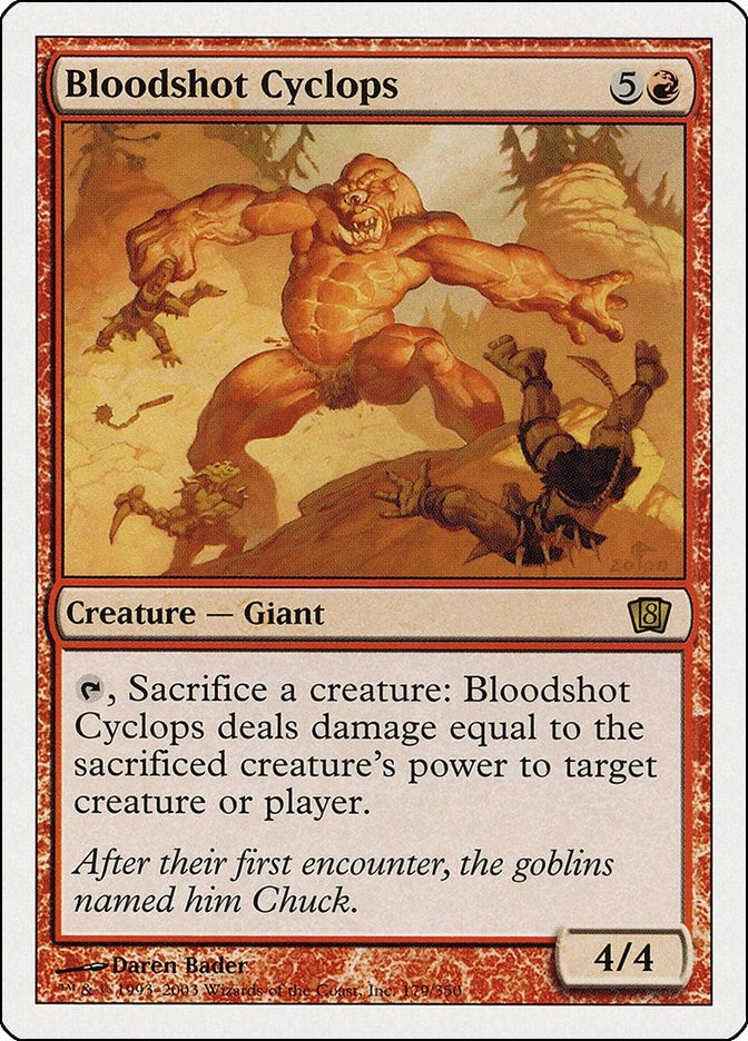 Bloodshot Cyclops (179) [8ED] - MTG Single