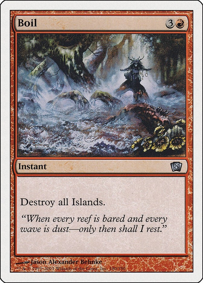 Boil (180) [8ED] - MTG Single