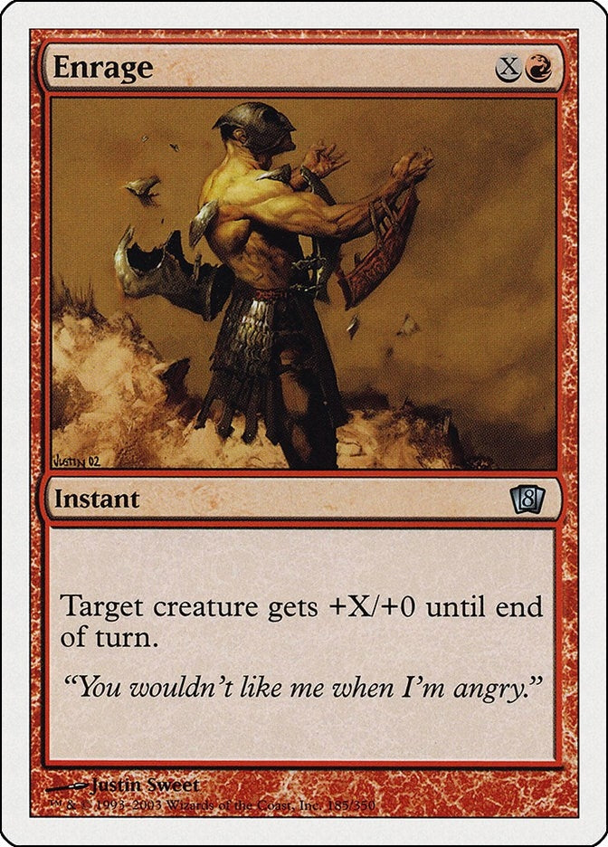 Enrage (185) [8ED] - MTG Single