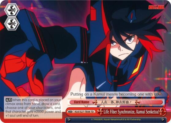 Life Fiber Synchronize Kamui Senketsu! (TD) (2708) [KLK/S27] - Weiss Schwarz Single