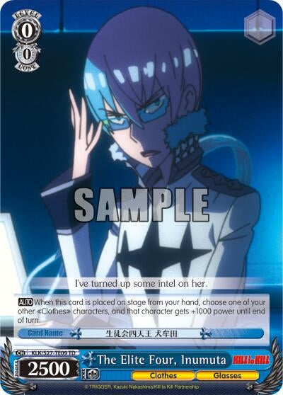 The Elite Four Inumuta (TD) (2709) [KLK/S27] - Weiss Schwarz Single