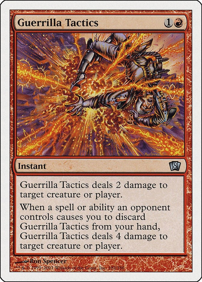 Guerrilla Tactics (192) [8ED] - MTG Single