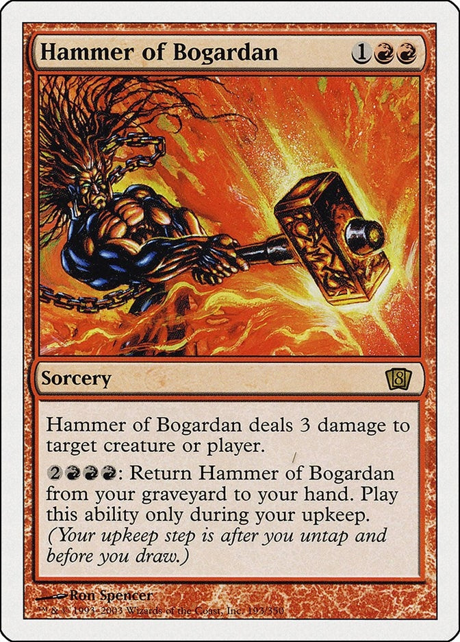 Hammer of Bogardan (193) [8ED] - MTG Single