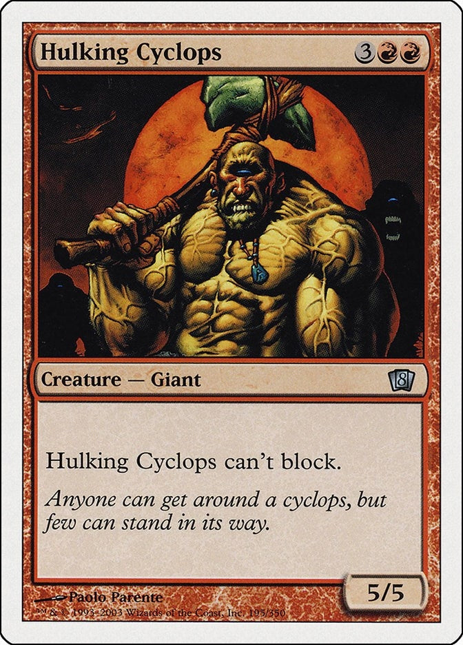 Hulking Cyclops (195) [8ED] - MTG Single