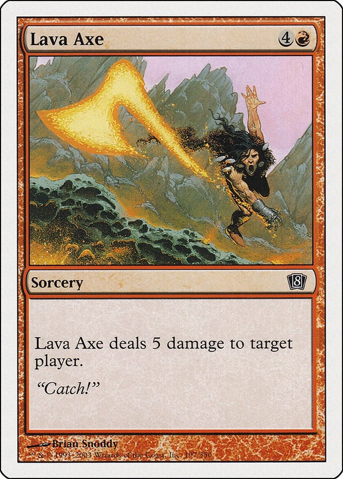 Lava Axe (197) [8ED] - MTG Single