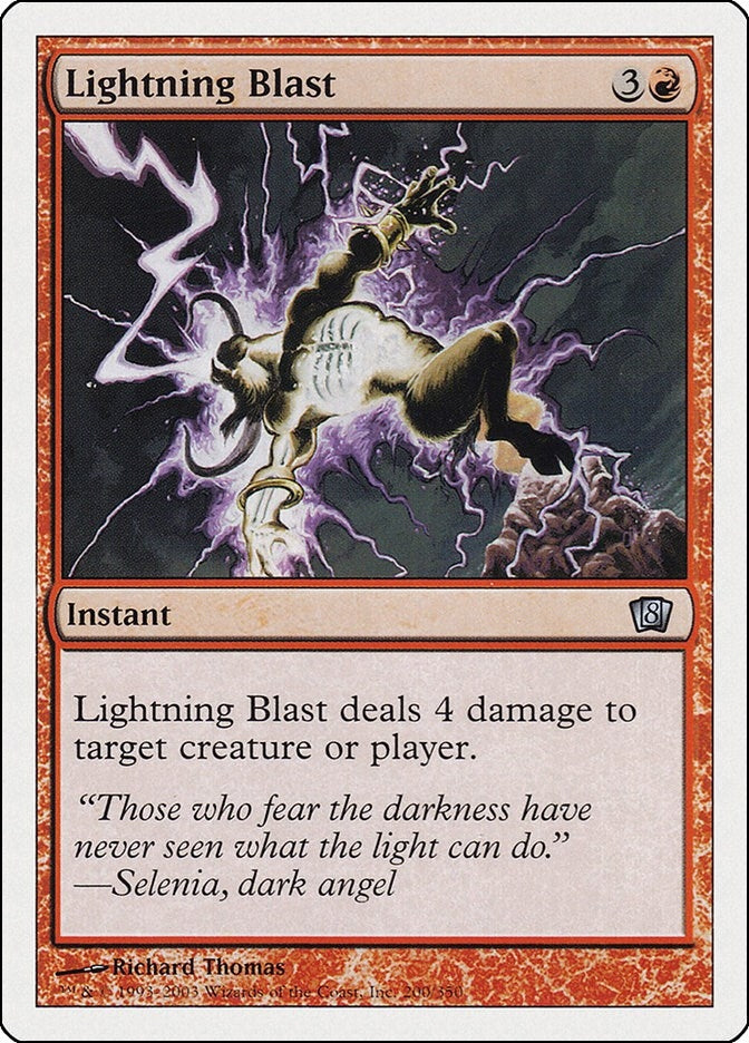 Lightning Blast (200) [8ED] - MTG Single