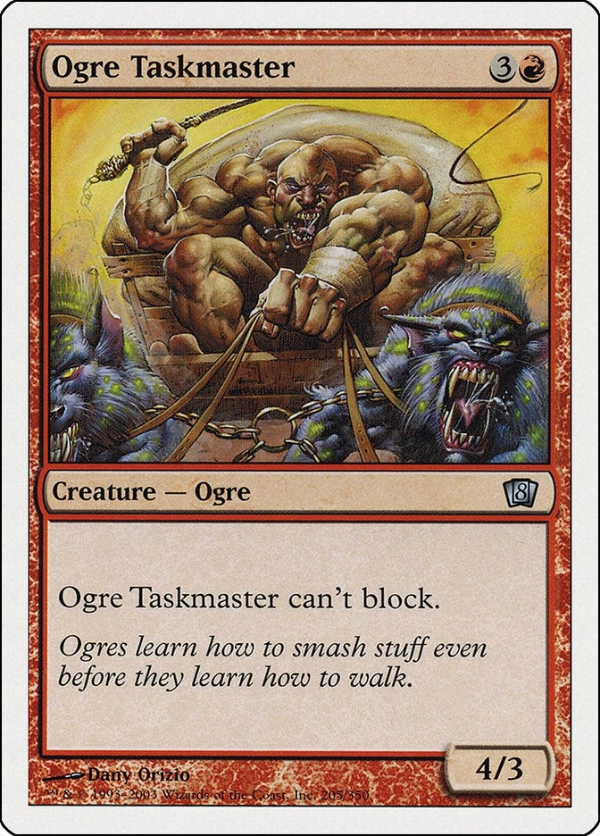 Ogre Taskmaster (205) [8ED] - MTG Single