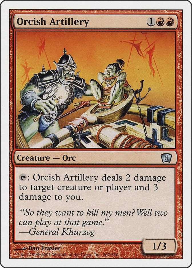 Orcish Artillery (207) [8ED] - MTG Single