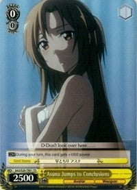 Asuna Jumps to Conclusions (TD) (2001) [SAO/S20] - Weiss Schwarz Single