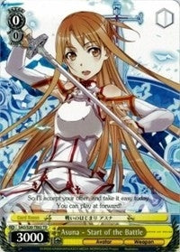 Asuna - Start of the Battle (TD) (2002) [SAO/S20] - Weiss Schwarz Single