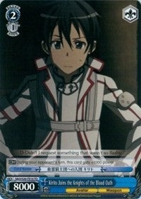 Kirito Joins the Knights of the Blood Oath (TD) (2010) [SAO/S20] - Weiss Schwarz Single