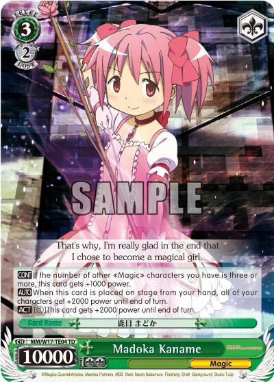 Madoka Kaname (TD) (1704) [MM/W17] - Weiss Schwarz Single