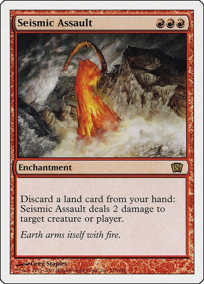 Seismic Assault (219) [8ED] - MTG Single