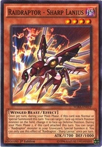 Raidraptor - Sharp Lanius (19) (WIRA) - YuGiOh Single