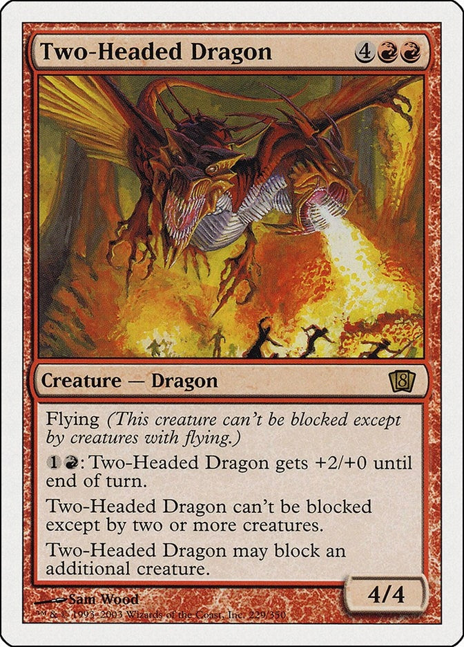Two-Headed Dragon (229) [8ED] - MTG Single