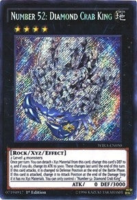 Number 52: Diamond Crab King (50) (WIRA) - YuGiOh Single