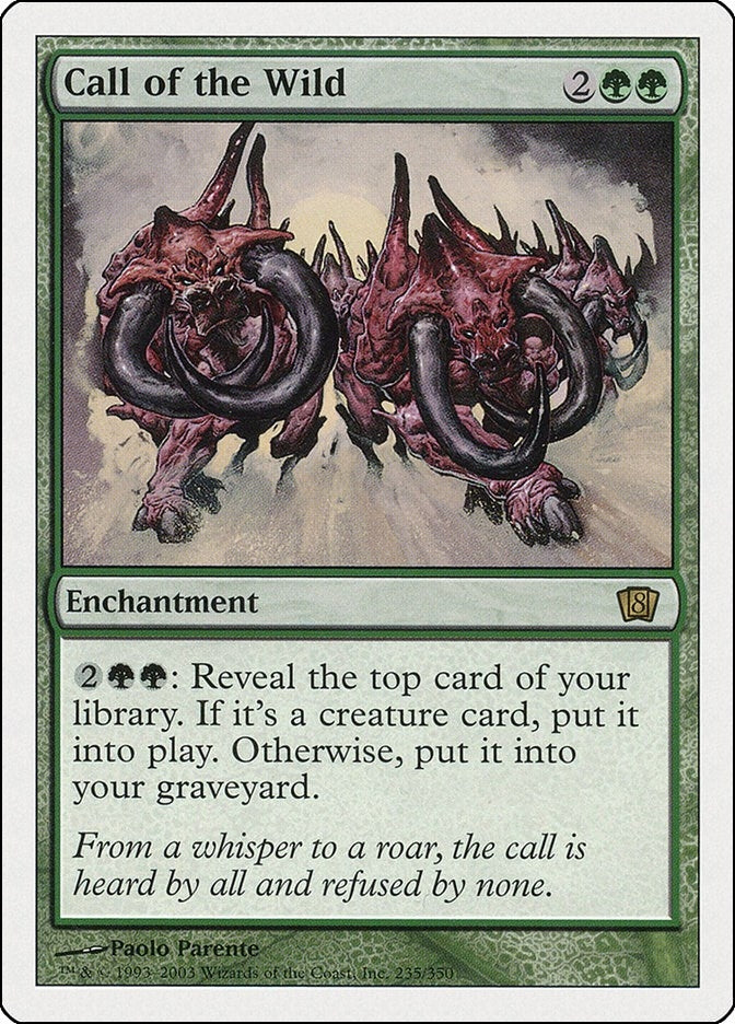Call of the Wild (235) [8ED] - MTG Single