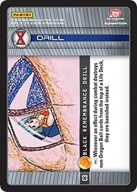 Black Remembrance Drill (3) [EVO] - Dragon Ball Z TCG Single
