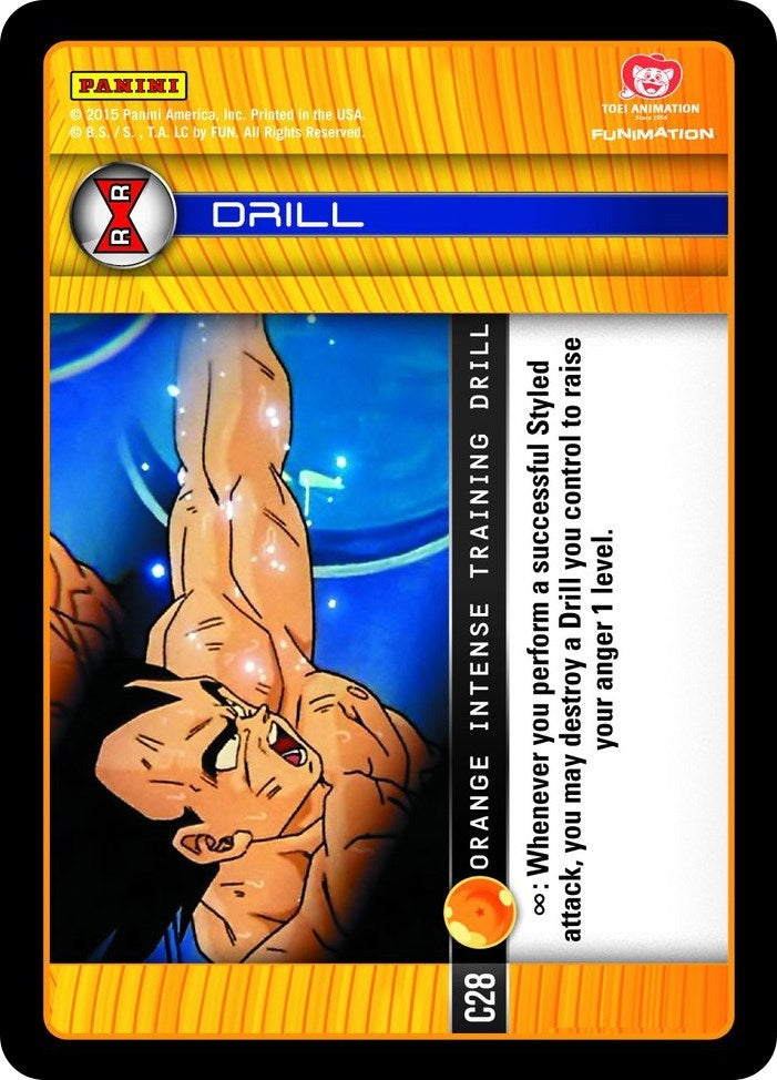 Orange Intense Training Drill (28) [EVO] - Dragon Ball Z TCG Single