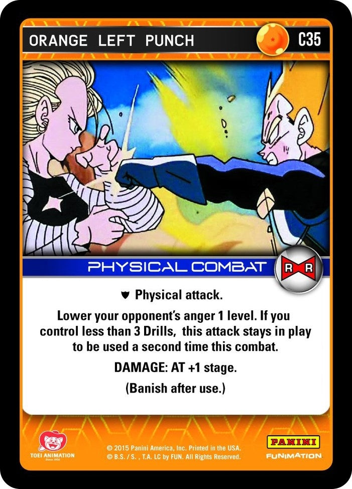 Orange Left Punch (35) [EVO] - Dragon Ball Z TCG Single
