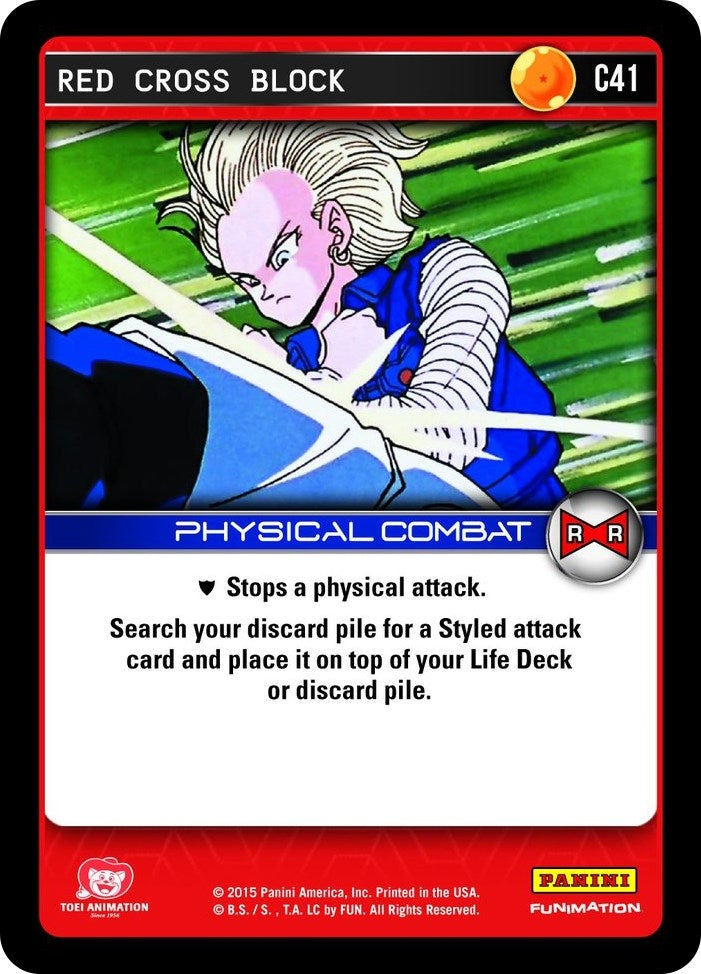Red Cross Block (41) [EVO] - Dragon Ball Z TCG Single