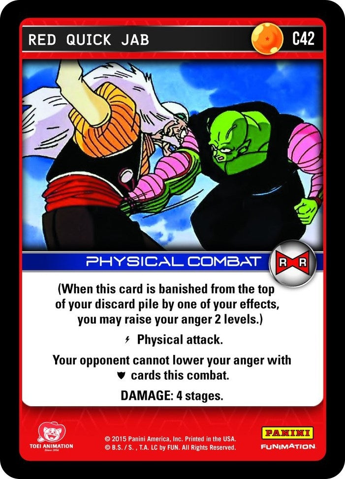 Red Quick Jab (42) [EVO] - Dragon Ball Z TCG Single