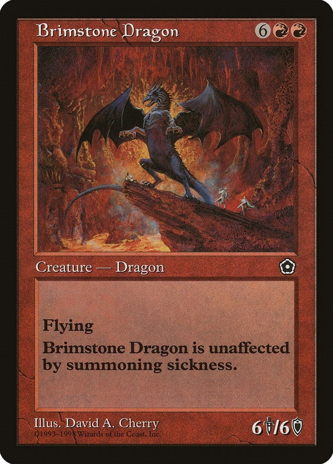 Brimstone Dragon [P02] - MTG Single