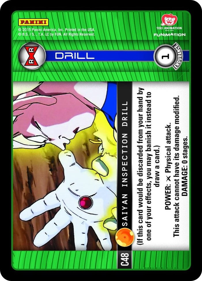 Saiyan Inspection Drill (48) [EVO] - Dragon Ball Z TCG Single
