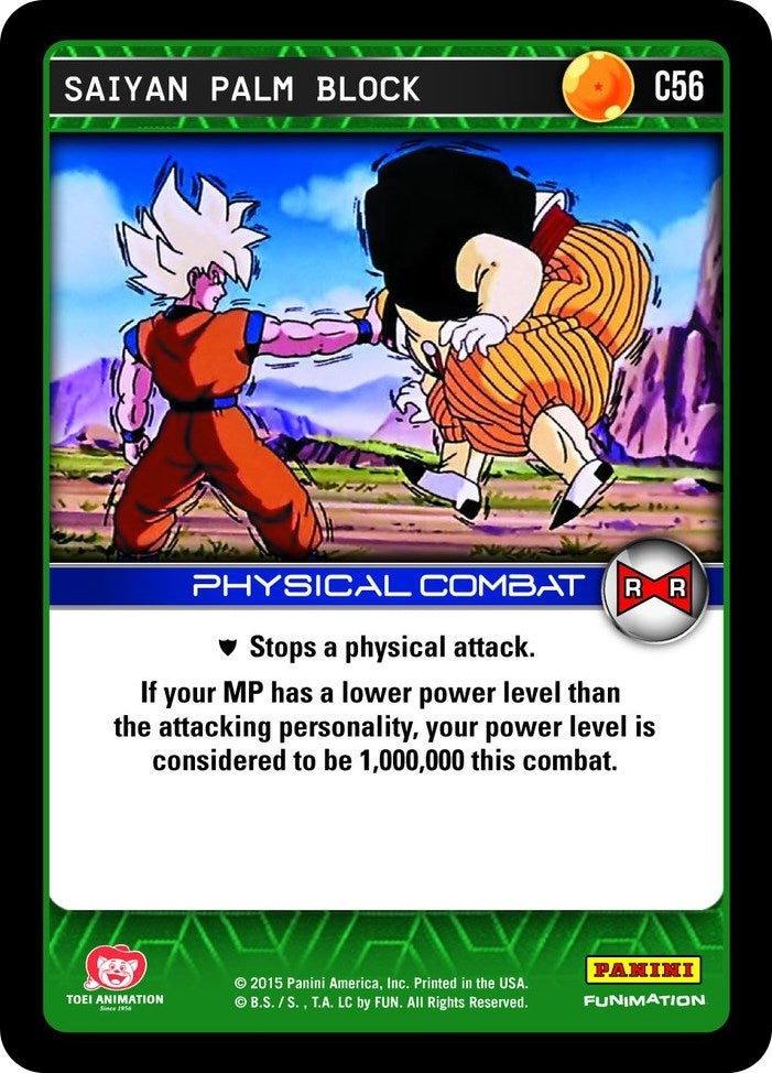 Saiyan Palm Block (56) [EVO] - Dragon Ball Z TCG Single