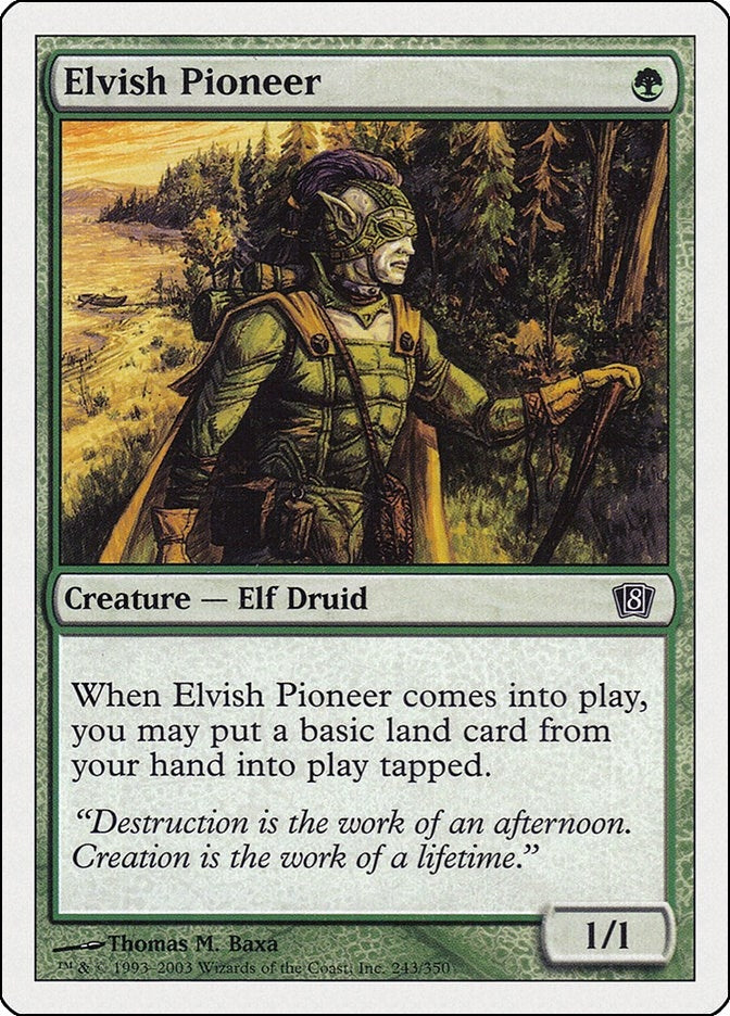 Elvish Pioneer (243) [8ED] - MTG Single