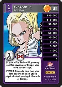 Android 18 - Smirking (97) [EVO] - Dragon Ball Z TCG Single