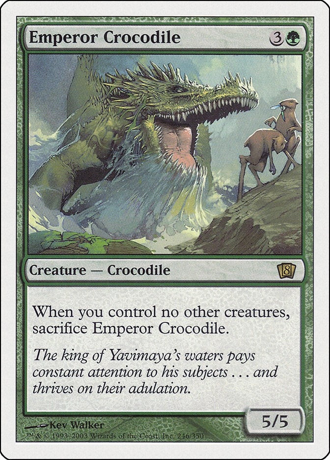 Emperor Crocodile (246) [8ED] - MTG Single