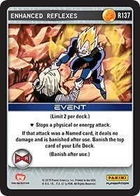 Enhanced Reflexes (137) [EVO] - Dragon Ball Z TCG Single