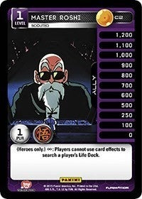 Master Roshi - Scouted (2) [MOV] - Dragon Ball Z TCG Single