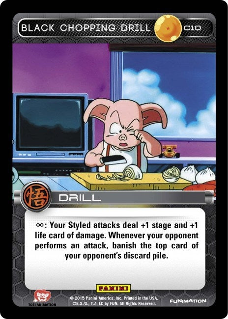 Black Chopping Drill (10) [MOV] - Dragon Ball Z TCG Single