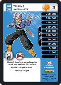 Trunks - Swordmaster (Rainbow Parallel Foil) (2) [EVO] - Dragon Ball Z TCG Single