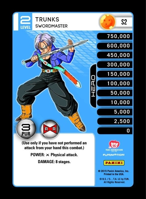 Trunks - Swordmaster (High Tech Foil) (2) [EVO] - Dragon Ball Z TCG Single