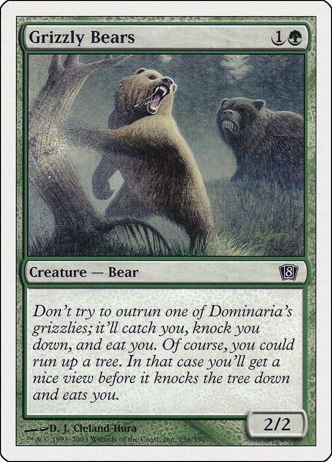 Grizzly Bears (256) [8ED] - MTG Single