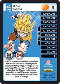 Goku - Dashing (Rainbow Parallel Foil) (9) [EVO] - Dragon Ball Z TCG Single