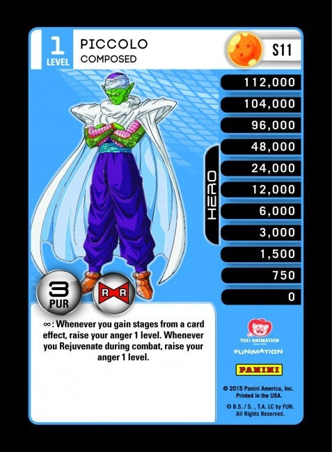 Piccolo - Composed (Rainbow Parallel Foil) (11) [EVO] - Dragon Ball Z TCG Single
