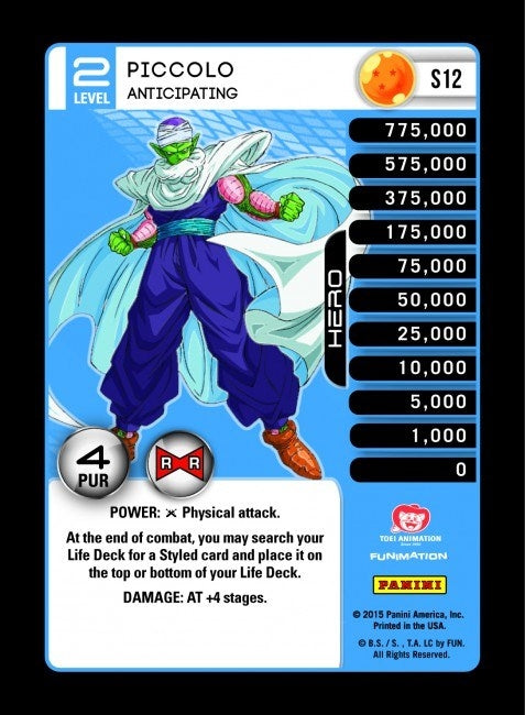 Piccolo - Anticipating (High Tech Foil) (12) [EVO] - Dragon Ball Z TCG Single
