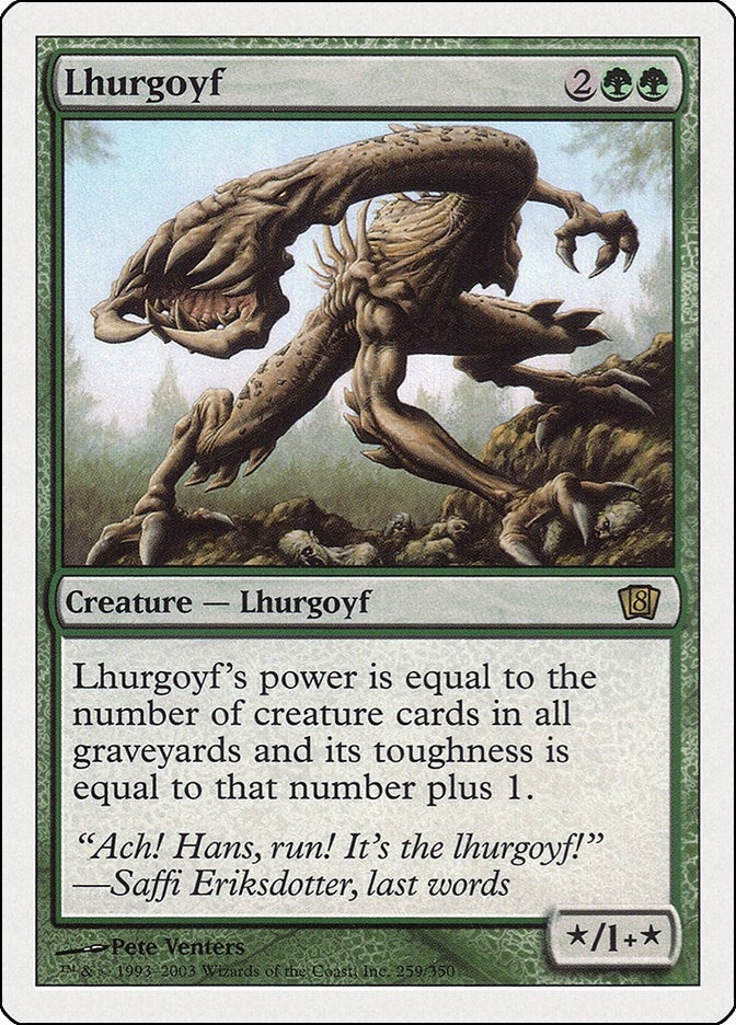 Lhurgoyf (259) [8ED] - MTG Single