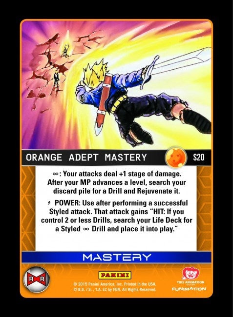 Orange Adept Mastery (High Tech Foil) (20) [EVO] - Dragon Ball Z TCG Single
