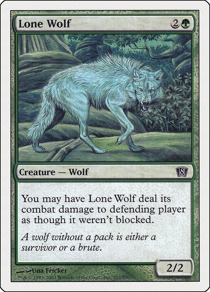 Lone Wolf (262) [8ED] - MTG Single