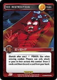 Red Restriction (121) [MOV] - Dragon Ball Z TCG Single