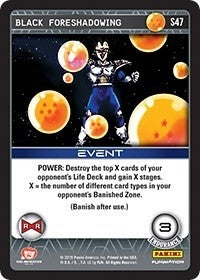 Black Foreshadowing (47) [EVO] - Dragon Ball Z TCG Single